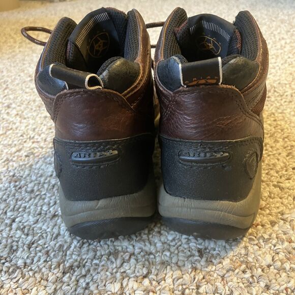 Ariat Women Leather Shoes Size 7 B 70063 ATS Terrain Hiking Endurance Boot Brown - Picture 8 of 13